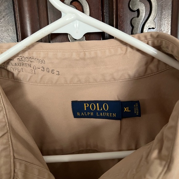 Polo by Ralph Lauren Tan Lightweight Shirt Jacket - Picture 3 of 3